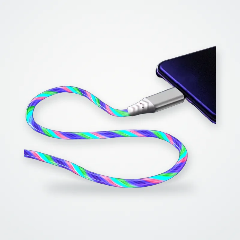 LED'li Hızlı Şarj Kablosu - görsel 3