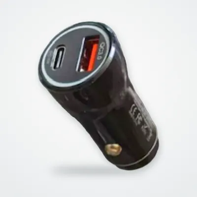 Type-C + USB Araç Hızlı Şarj Kiti