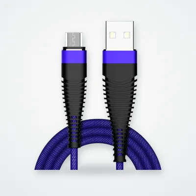 Micro USB Hasır Hızlı Şarj Kablosu