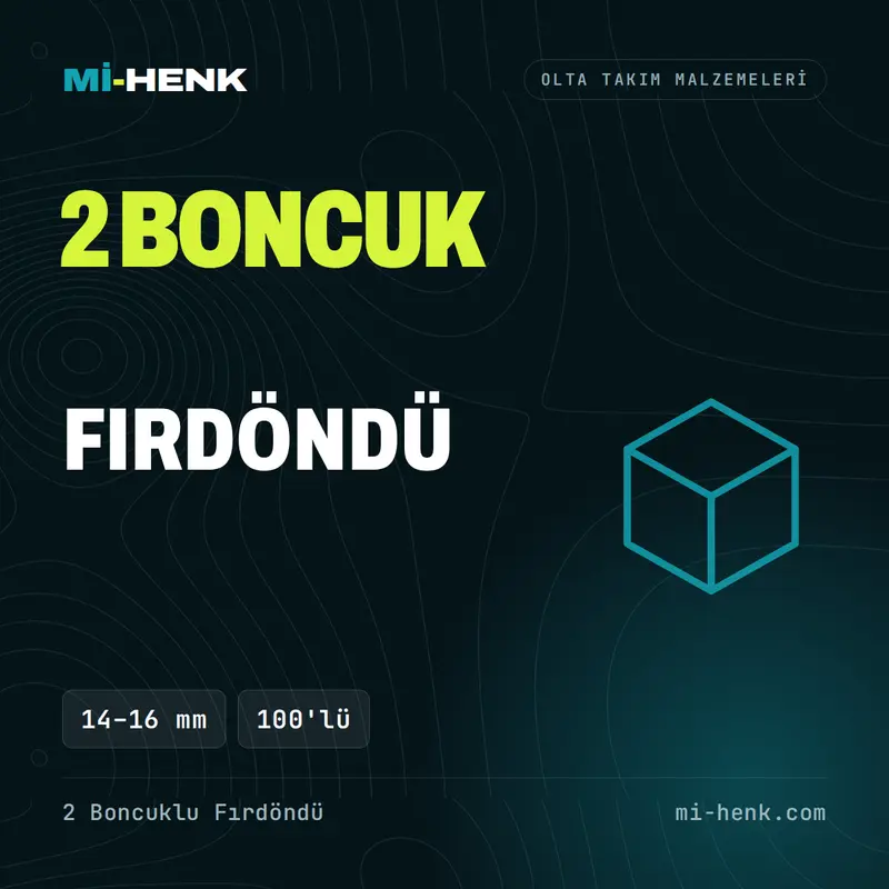 2 Boncuklu Fırdöndü