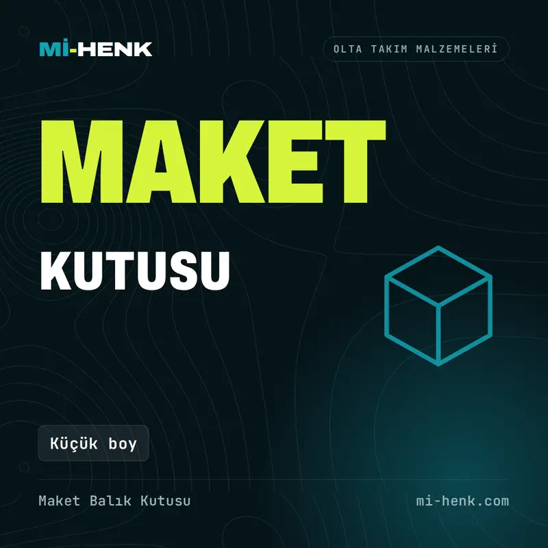 Maket Balık Kutusu
