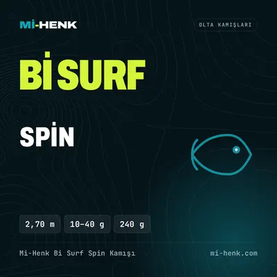 Mi-Henk Bi Surf Spin Kamışı